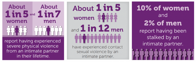   US domestic violence statistics per the CDC  