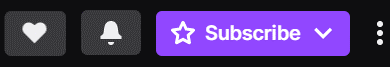 Image showing the subscription button for a Twitch streamer’s channel