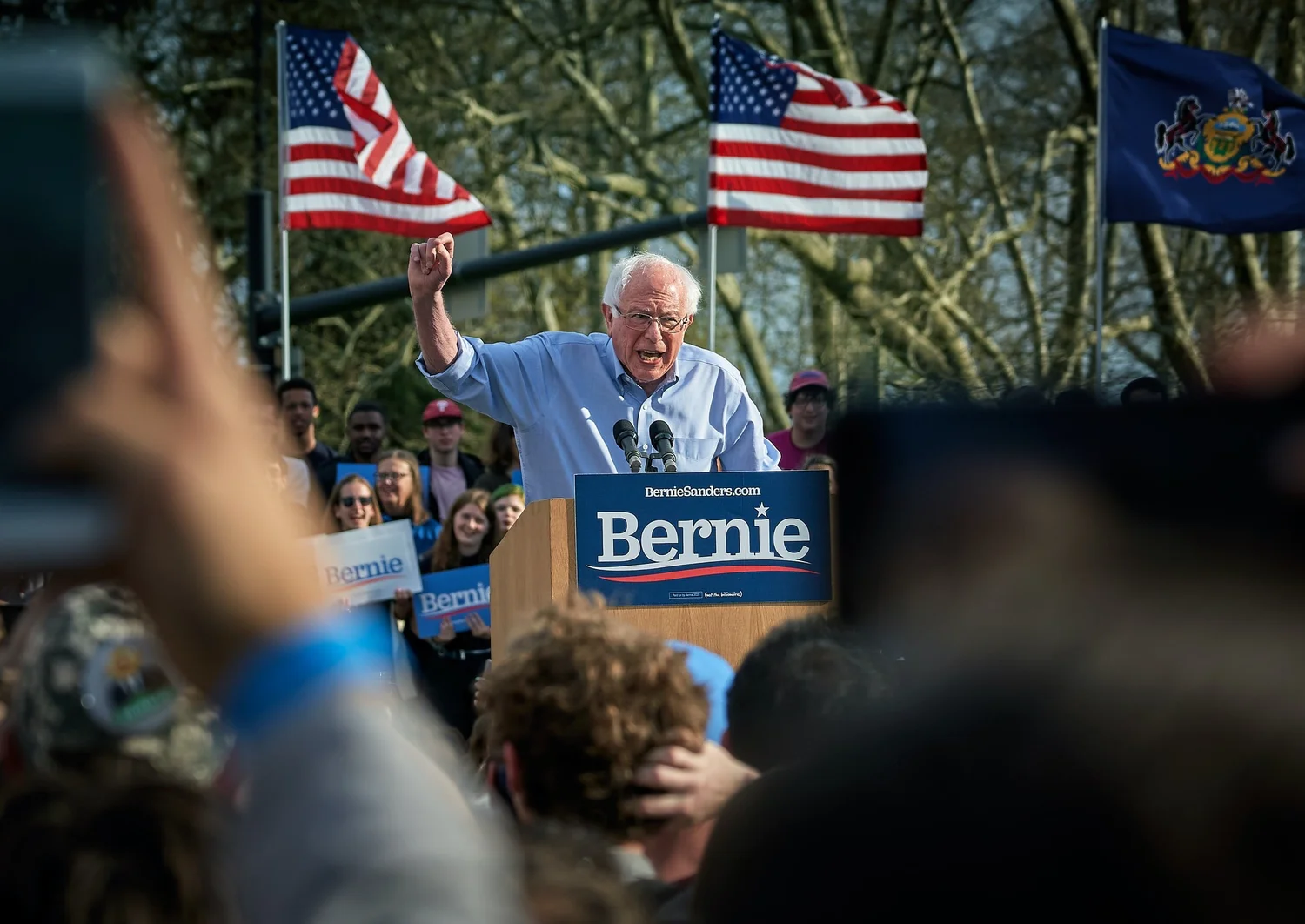  Bernie sanders speaking 